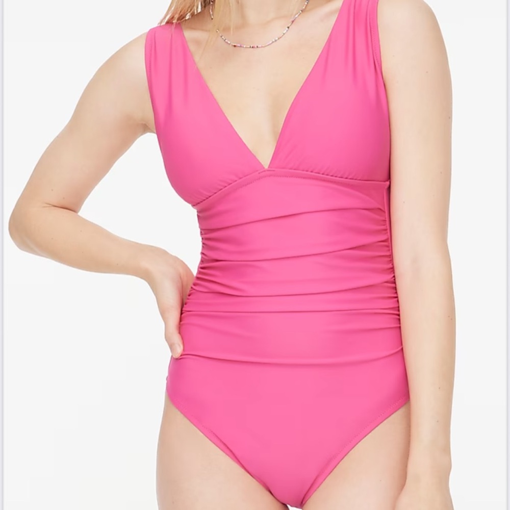 J. Crew Factory Pink Women's One Piece Swimsuit